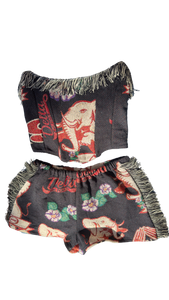 CUSTOM TAPESTRY SHORTS SET