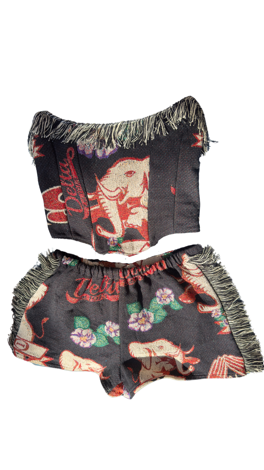 CUSTOM TAPESTRY SHORTS SET